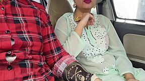 First time brother-in-law fucks sister-in-law in car