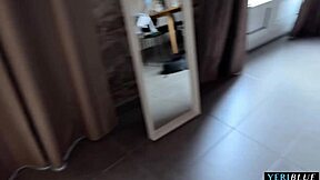 He felt shocked catching his chinese step sister sending nudes from pov