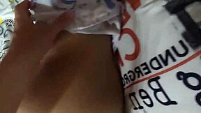 i invite tinder girl for dinner and end up paying for food with her pussy in cum covered missionary