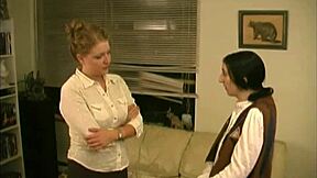 Petite curvy Samara Mae in stockings gets her clothes ripped and spanked as a girl scout