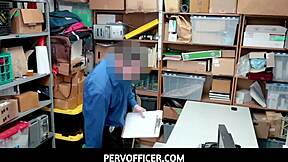 Hot asian milf fucks guard shoplifting?