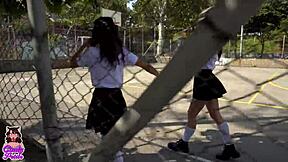 my friend convinces me to skip classes and we play scissors