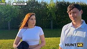 cuck watches girlfriend get pounded by babe in pond pov 😏