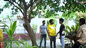 Is Desi Mallu Bhabhi Hardcore Gangbang With Four Local Boys Alone?