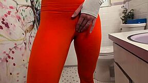 close up dreams of a big cock with a hot redhead pale white skin pussy creampie part 2