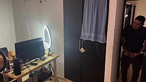 hermanastra caught on webcam by brother, has sex to keep silent