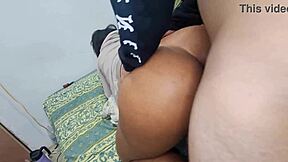 rough anal creampie in that huge ebony ass