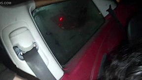 young amateur bent over for public doggyfuck watched by truck driver