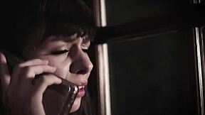 The confused teen gives in to stepdad and stepmom's sexual urges