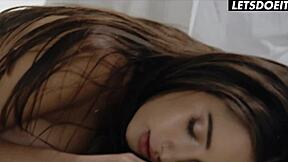 relaxing massage session with liya silver on whiteboxxx