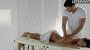 relaxing massage session with liya silver on whiteboxxx