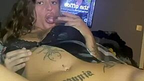 horny goth teen 18+ fucks her ass solo until she cums