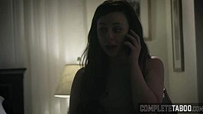 teen femdom sucking big black cock in fetish session