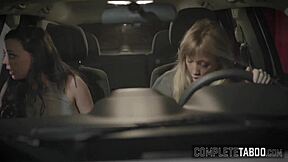 teen femdom sucking big black cock in fetish session