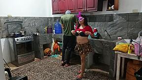 Perverted Neighbor Shows Everything in Intense Fetish Roleplay with Curvy Big Ass