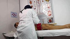 Nurse dives into patient's juicy pussy during hospital foreplay 😏