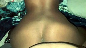 young black girl bent over for rough creampie fucking