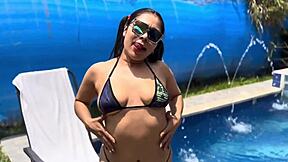 Want to fuck me in the pool?