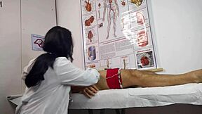 Nurse dives into patient's juicy pussy during hospital foreplay 😏