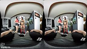 i had threesome with two horny teens vr