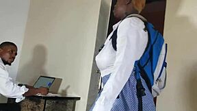 Busty college teen fucked by corrupt maths teacher 😈