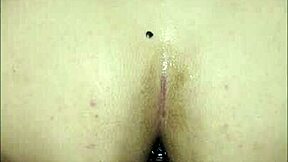 I play with my toy for the first time in anal.