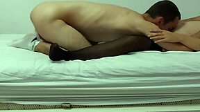 Making love with my college roommate in lingerie.