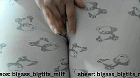 Milf Masturbates In Pajamas!