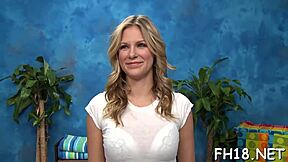 Attractive Teen In Nuru Massage Gets Screwed