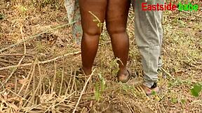 Eastsidebabe insisted on outdoor fuck with big black cock 😜!