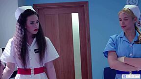 Lesbian Nurses Fuck Hard In Hospital