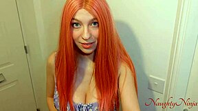 helping my tired step-sister go to bed