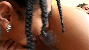 Black Teen Fucked on Sofa Casting