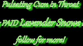 Goth beauty delivers sloppy deepthroat upside down.