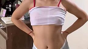 Look at this hot woman getting anal sex.