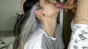 He seduced me and put his big cock in my mouth, wow!