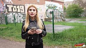 Lola Morango tries anal at German scout pickup casting