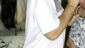 He seduced me and put his big cock in my mouth, wow!