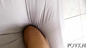 Juicy Teen Hottie Sucks Cock And Gets Fucked In POV, Reaching Orgasm