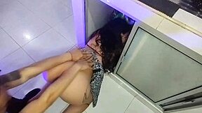 Stuck In Pantry, Big Ass Fucked!