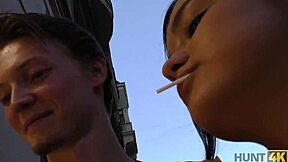 Skinny Babe Erica Black Becomes Slut for Cash