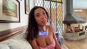 Hot Brunette Latina Gives Extreme Rimjob And Blowjob POV