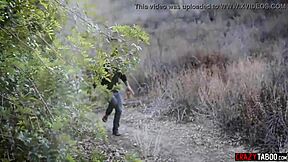 Creepy Voyeur Spies On Young Interracial Couple Having Raw Sex!