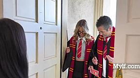 Mature Millie Morgan In Potter Cosplay Gets Fucked By Donnie Rock At Party