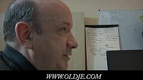 blonde doctor fucks old patient