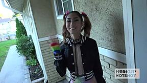 asian chick eva yi loves getting bent over for monster cock rough sex