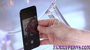 Can This Teen Resist Fucking Her Horny Stepbro After A Christmas Blowjob?