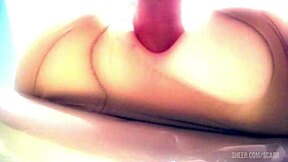 She Excites Me So Much I Rip Off Her Tights To Fuck Her Ass Closely