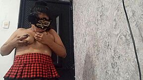 Exotic Dancer Warming Up With Her Open Pussy?