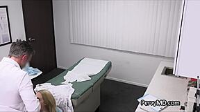 Conservative Cutie Milks Doctor's Dick